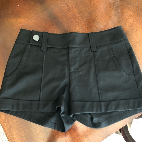 bebe Pants - bebe BLACK dress shorts.